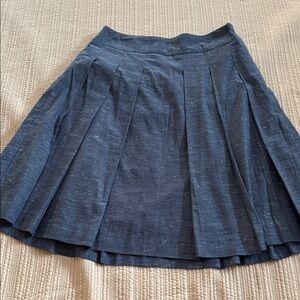 Boden Dark Blue A-Line Skirt